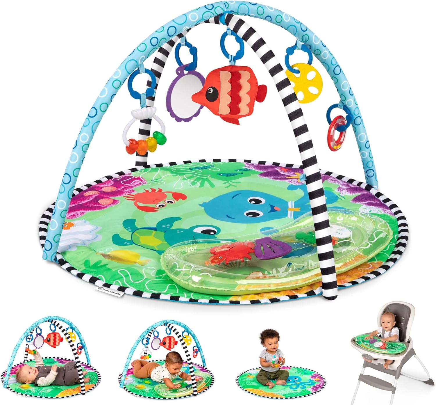 SARO BABY EINSTEIN AREA DE JUEGO SEA FLOOR EXPLORERS 2 EN 1 WATER MAT - Imagen 2
