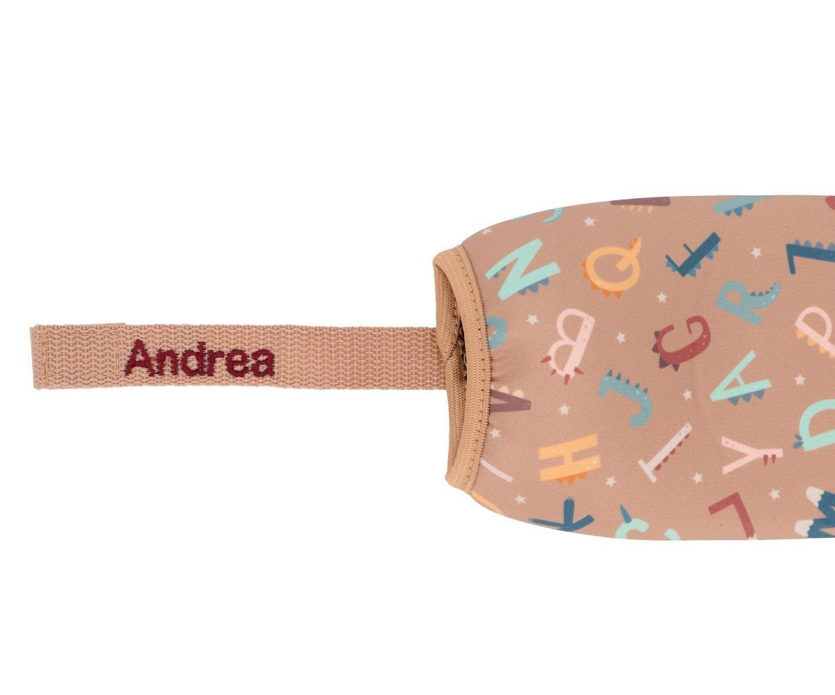 MONNEKA BOTELLA ACERO CON FUNDA FUNNY LETTERS PERSONALIZABLE 500ML - Imagen 3