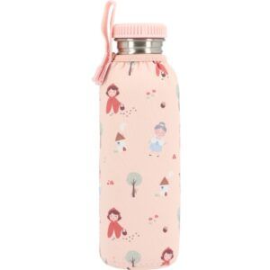 MONNEKA BOTELLA ACERO CON FUNDA LITTLE RED PERSONALIZABLE 750ML