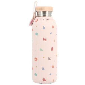 MONNEKA BOTELLA ACERO CON FUNDA GEOMETRIC NATURE PERSONALIZABLE 750ML
