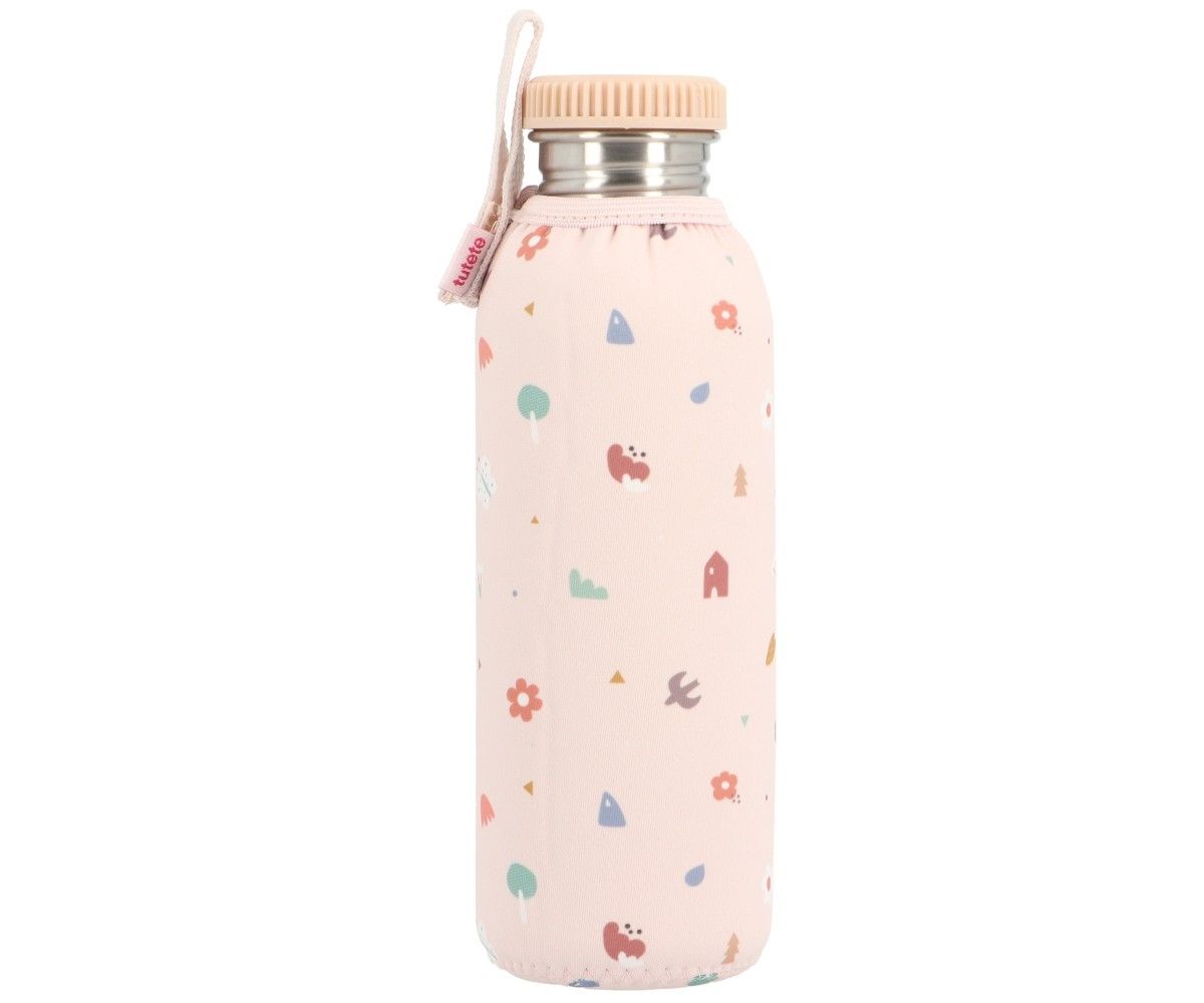 MONNEKA BOTELLA ACERO CON FUNDA GEOMETRIC NATURE PERSONALIZABLE 750ML