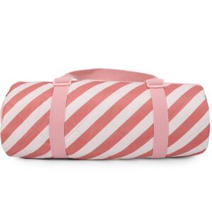 MONNEKA MANTA PICNIC STRIPES BLOOM & BLUSH