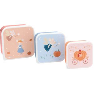 MONNEKA 3 CAJAS ALMUERZO MOUSE FAIRIES