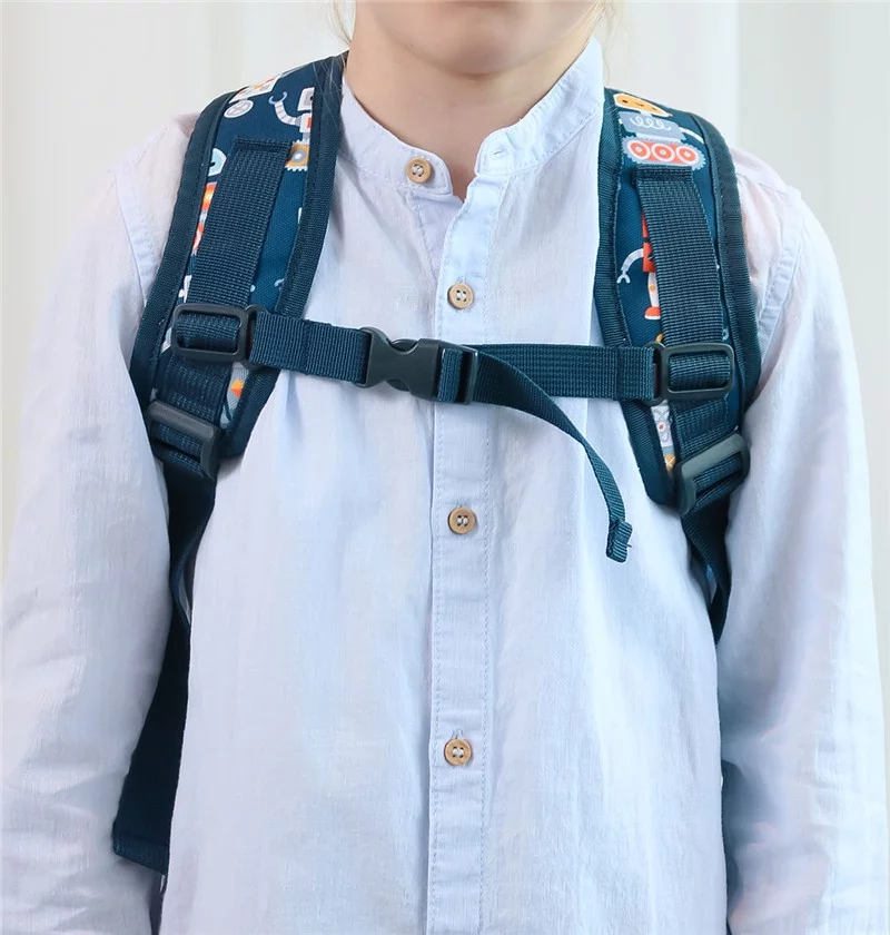 LITTLE LOVELY MOCHILA BOLSILLO TÉRMICO ROBOTS - Imagen 4