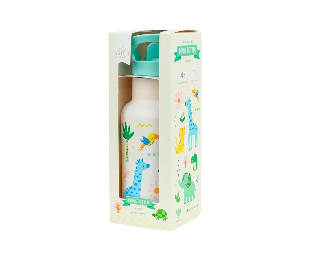 LITTLE LOVELY BOTELLA ACERO JUNGLA 350 ML - Imagen 2