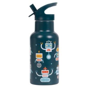LITTLE LOVELY BOTELLA ACERO ROBOTS 350 ML
