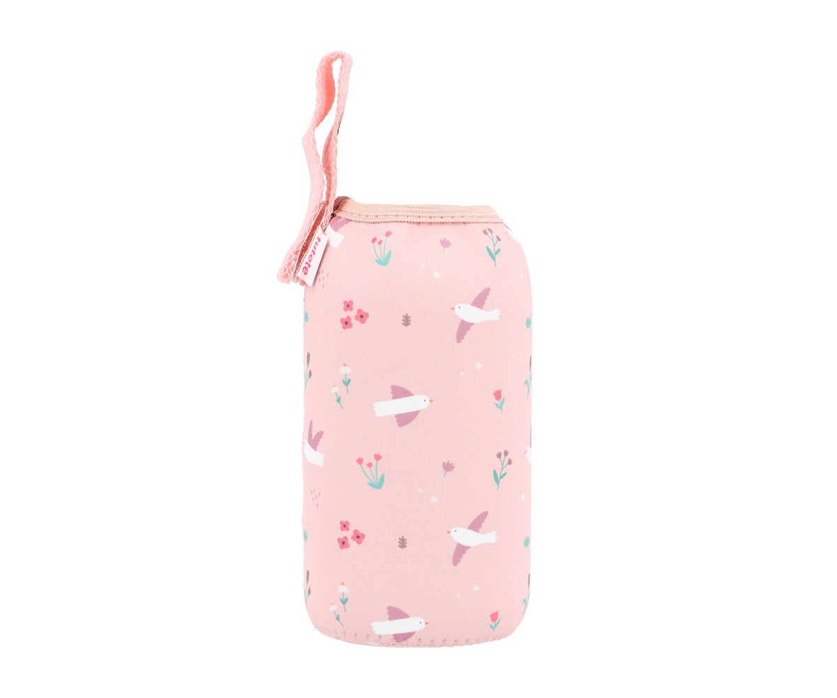 MONNEKA BOTELLA ACERO CON FUNDA BLOSSOM BIRDS 500ML - Imagen 2