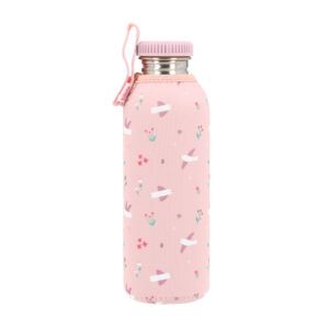 MONNEKA BOTELLA ACERO CON FUNDA BLOSSOM BIRDS 750ML