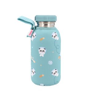 MONNEKA BOTELLA ACERO CON FUNDA PANDAS IN SPACE 500ML