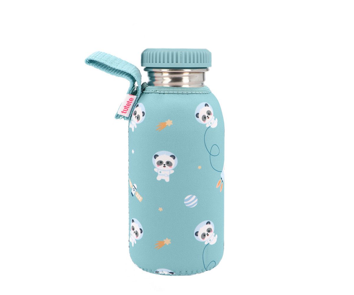 MONNEKA BOTELLA ACERO CON FUNDA PANDAS IN SPACE 500ML