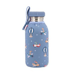 MONNEKA BOTELLA ACERO CON FUNDA PLANES 500ML