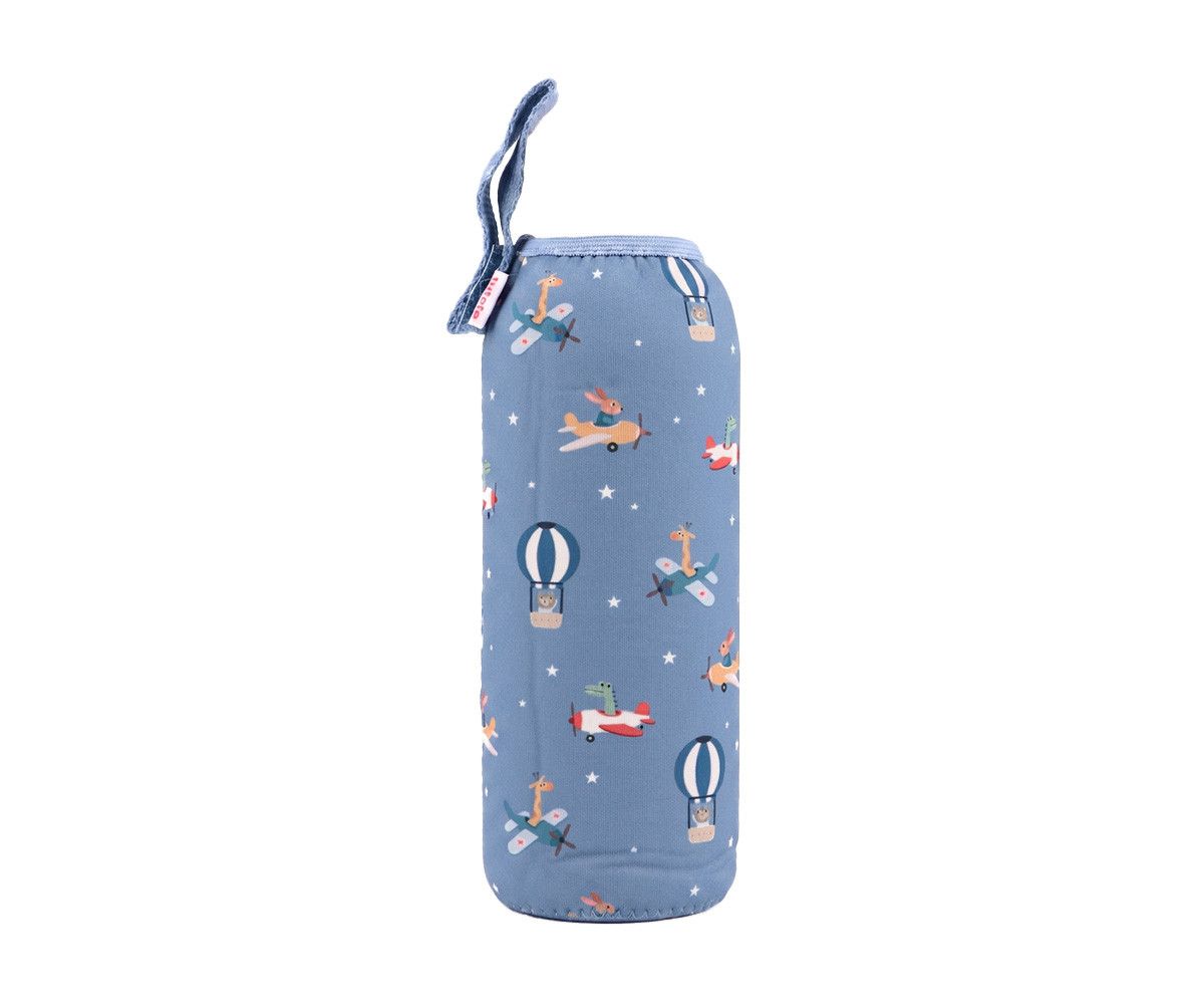 MONNEKA BOTELLA ACERO CON FUNDA PLANES 750ML - Imagen 3