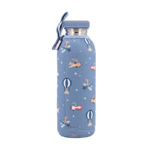 MONNEKA BOTELLA ACERO CON FUNDA PLANES 750ML