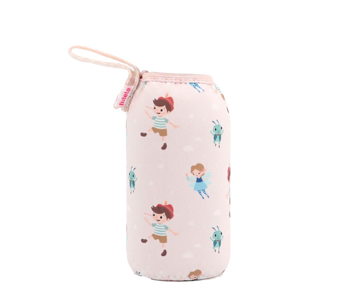 MONNEKA BOTELLA ACERO CON FUNDA THE WOODEN BOY 500ML - Imagen 2