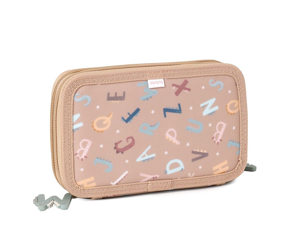 MONNEKA ESTUCHE PLUMIER DOBLE FUNNY LETTERS