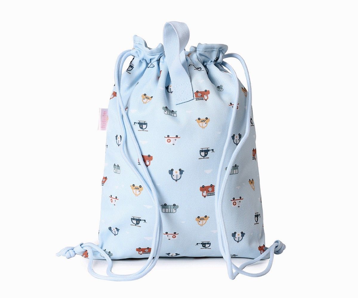 MONNEKA MOCHILA SACO TELA CITY CARS PERSONALIZABLE - Imagen 2