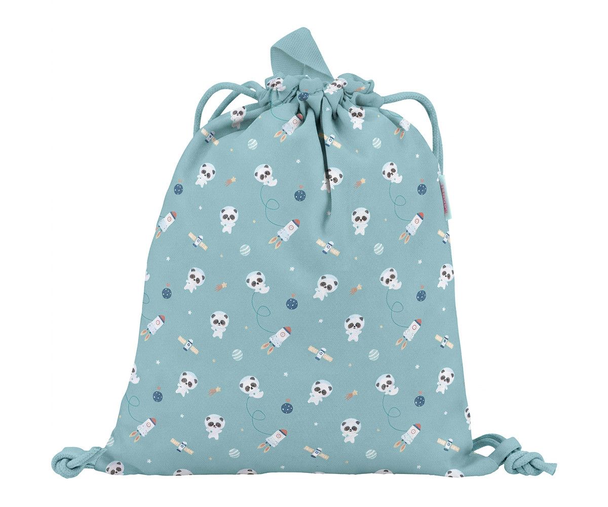 MONNEKA MOCHILA SACO TELA PANDAS IN SPACE