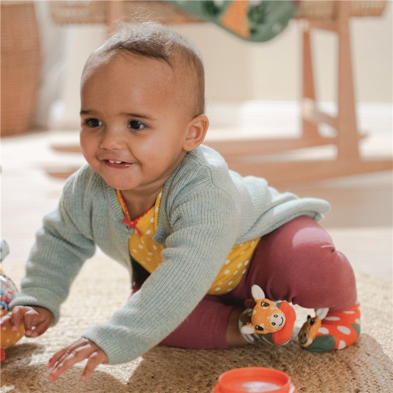 SPIEGELBURG CALCETIN CON SONAJERO JIRAFA BABY CHARMS - Imagen 2