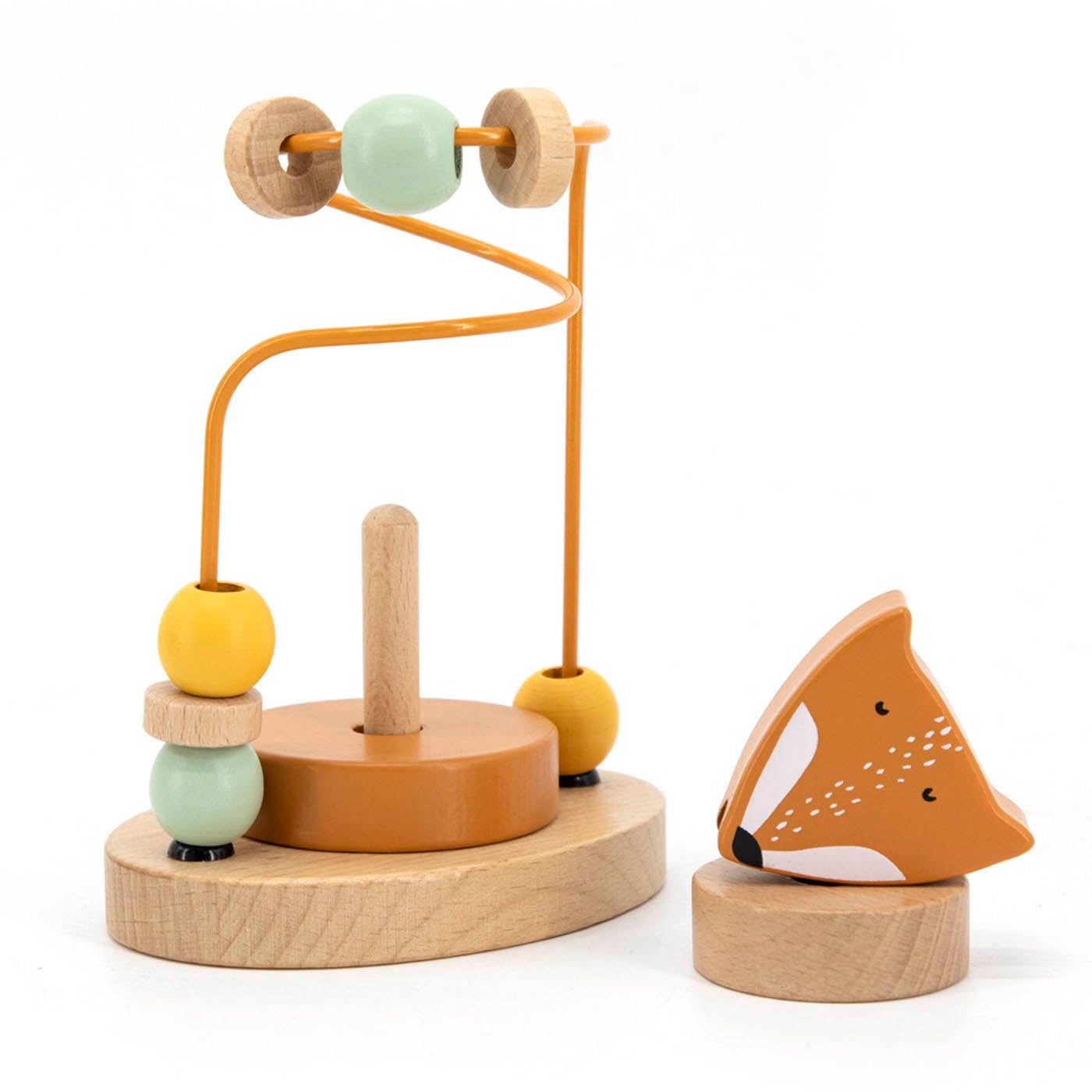 TRIXIE LABERINTO DE CUENTAS DE MADERA MR. FOX - Imagen 2