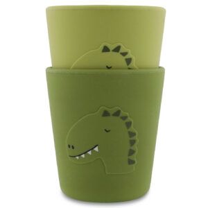 TRIXIE SILICONA VASO 2 PACK MR. DINO