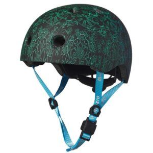 MICRO CASCO MANDALA VERDE AZUL TALLA M