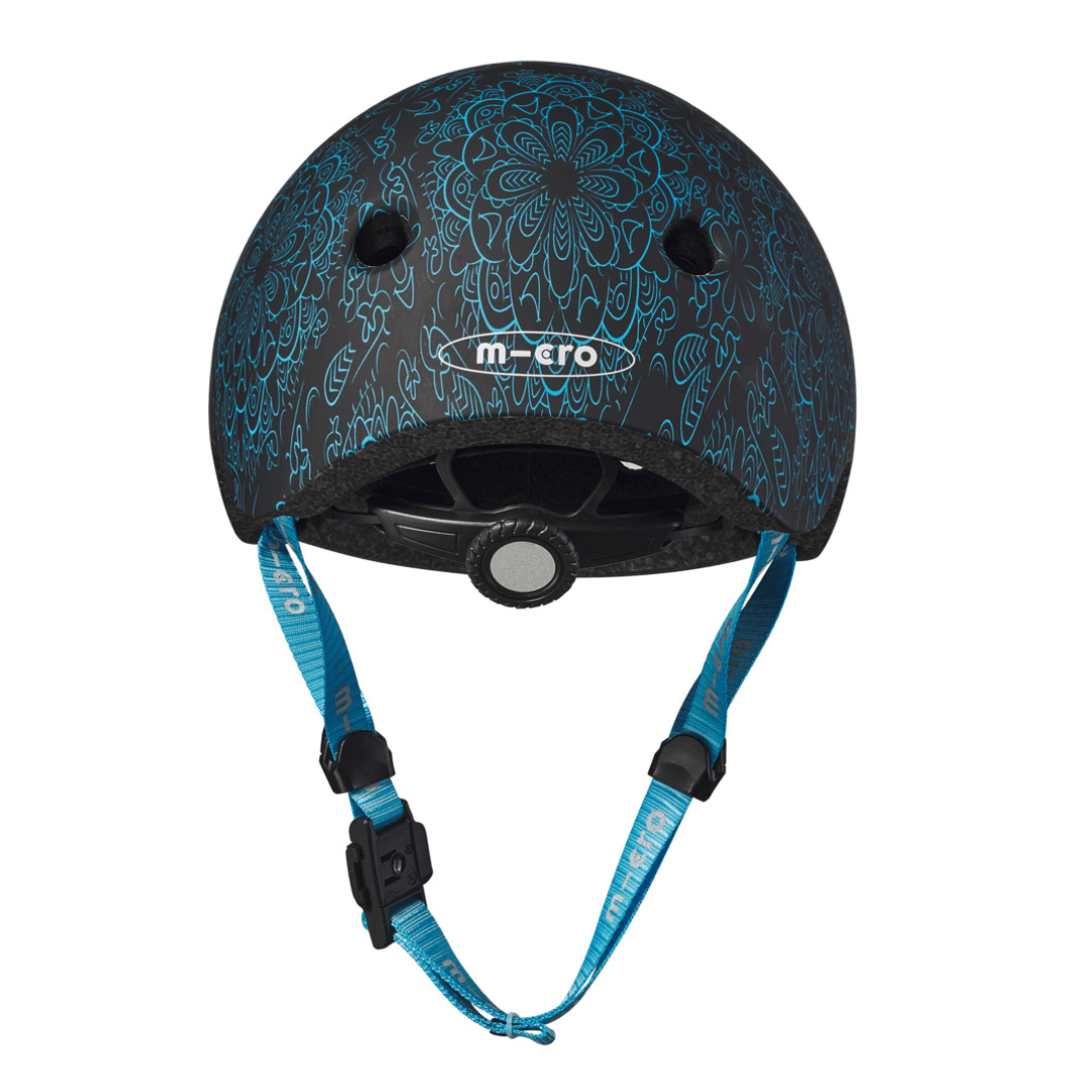 MICRO CASCO MANDALA VERDE AZUL TALLA M - Imagen 2