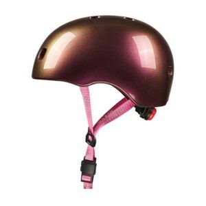 MICRO CASCO NEOCHROME ROSA TALLA M LUZ LED