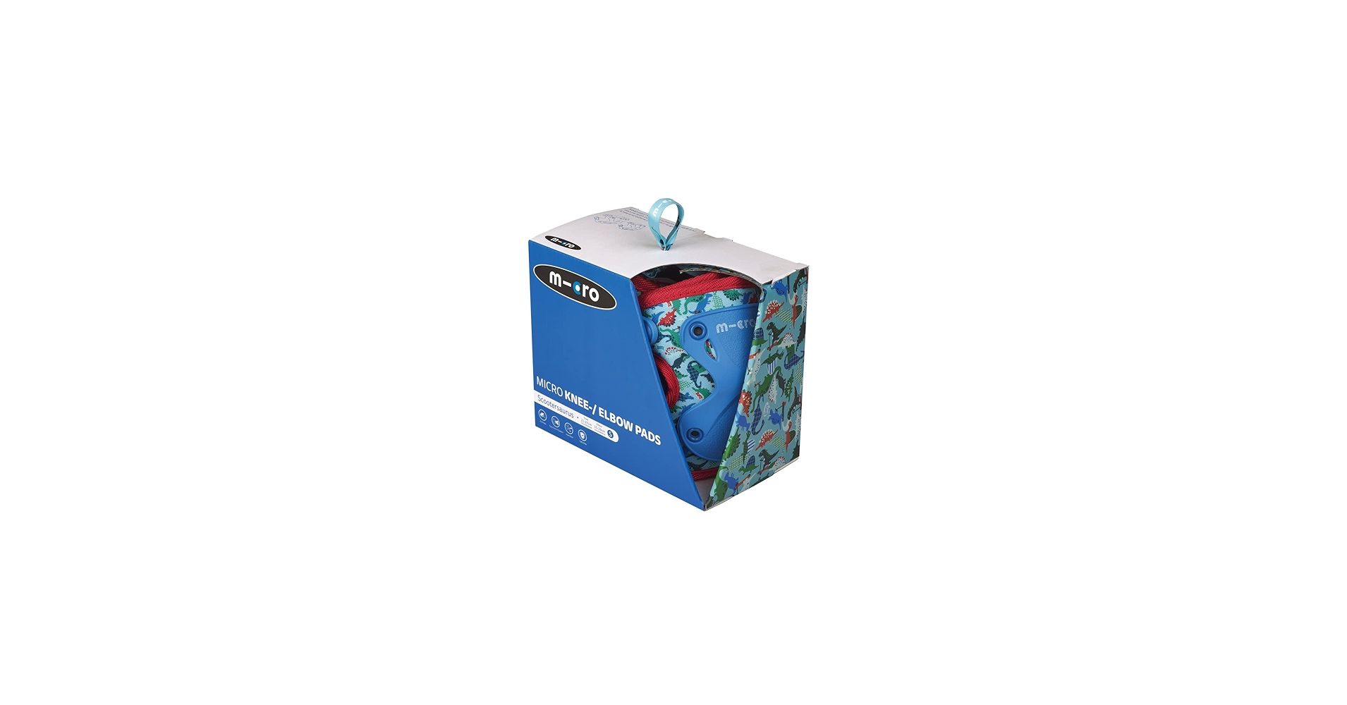 MICRO PACK RODILLERAS Y CODERAS DINOSAURIO TALLA S - Imagen 2
