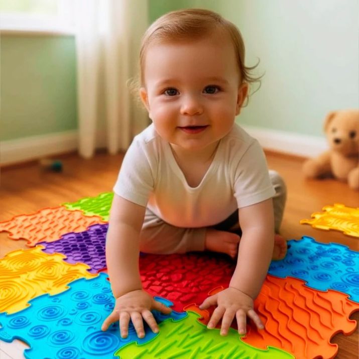 BIBI BALDOSAS SENSORIALES SENSORY MATS 6 PCS - Imagen 3