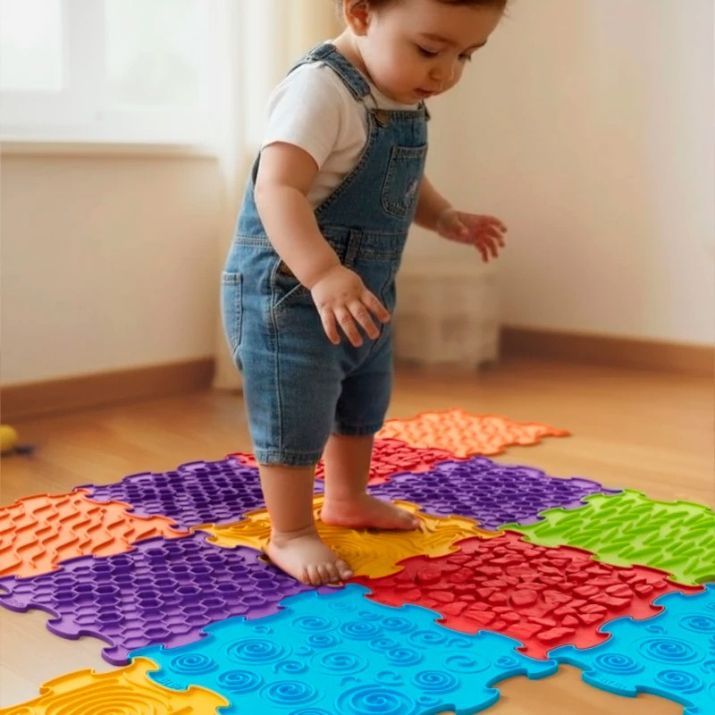 BIBI BALDOSAS SENSORIALES SENSORY MATS 6 PCS - Imagen 4