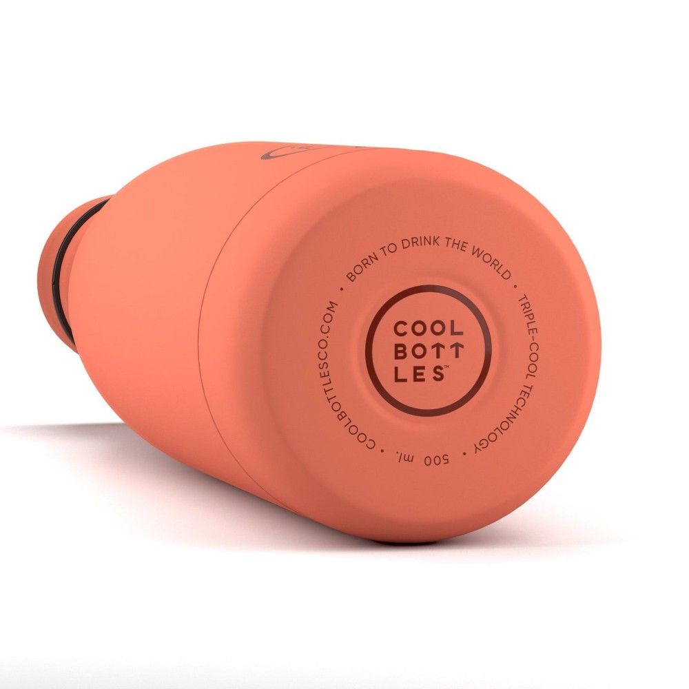 COOL BOTTLES THE BOTTLE VIVID PASTEL CORAL 500ML - Imagen 2