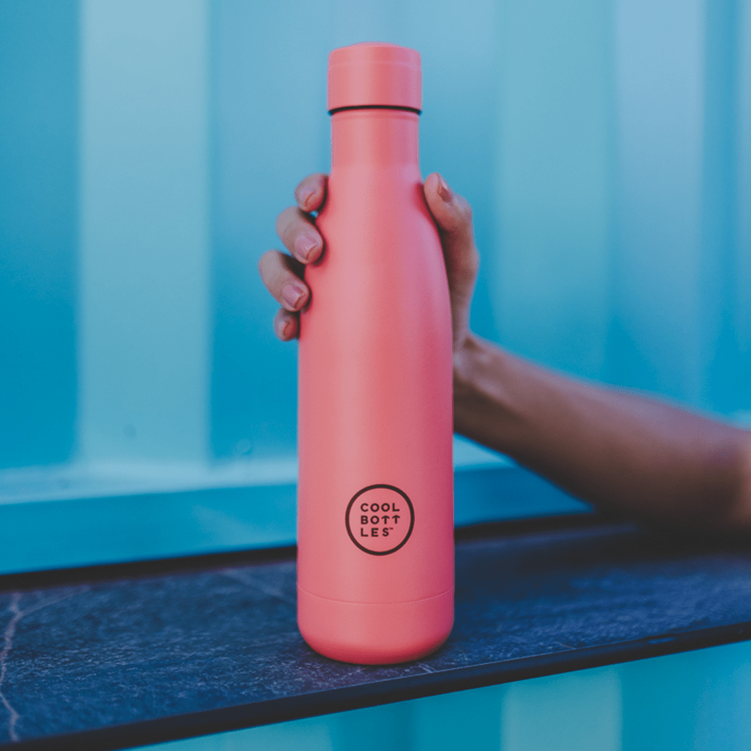 COOL BOTTLES THE BOTTLE VIVID PASTEL CORAL 750ML - Imagen 3
