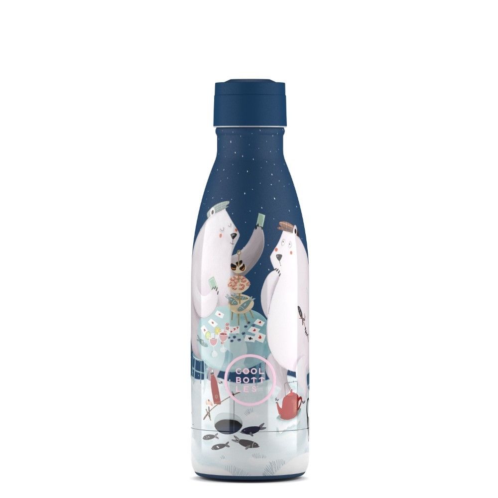 COOL BOTTLES THE KIDS BOTTLE POLAR BEARS 350ML - Imagen 2