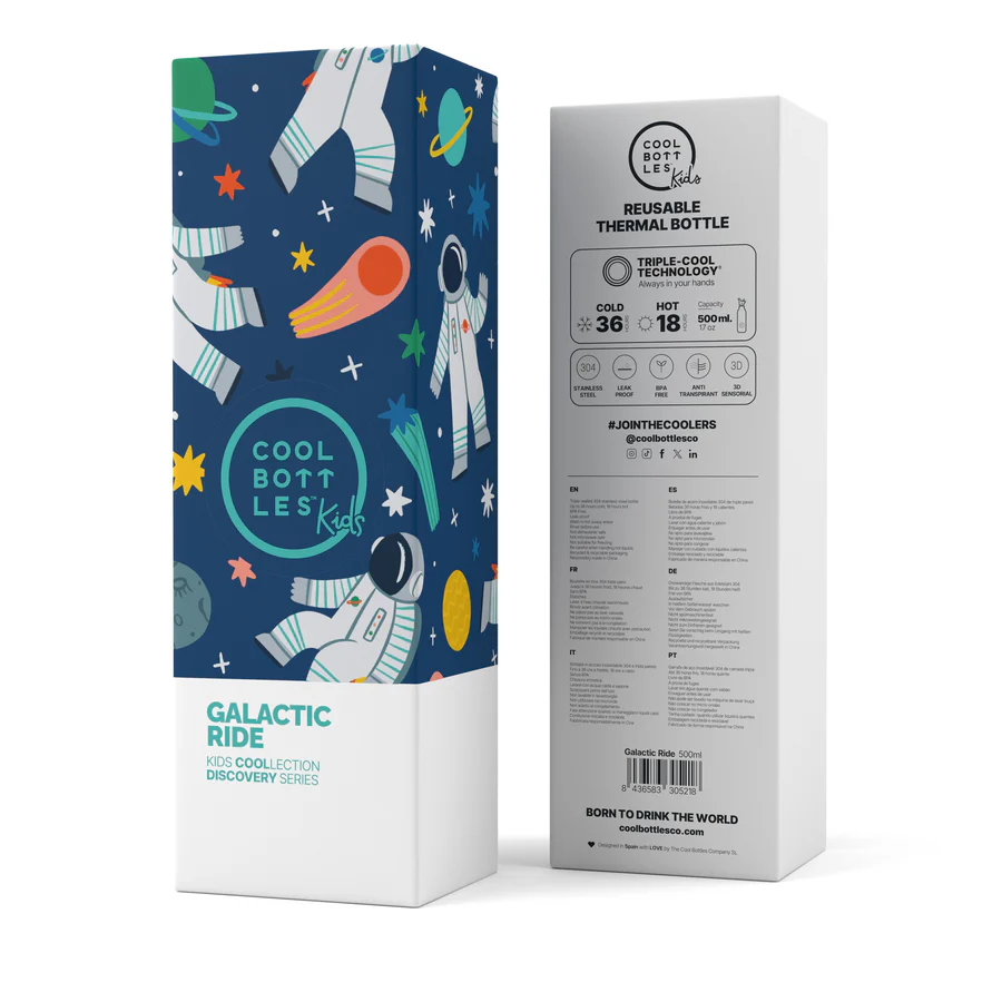 COOL BOTTLES THE KIDS BOTTLE GALACTIC RIDE 500 ML - Imagen 3