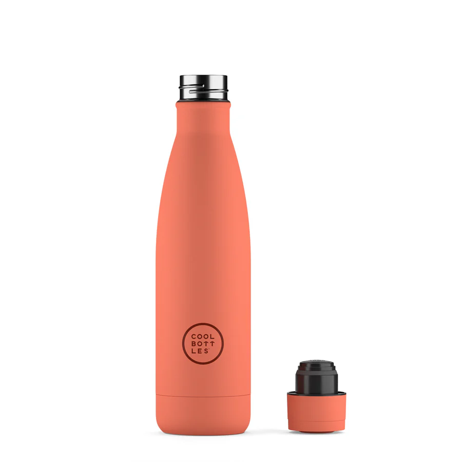 COOL BOTTLES THE BOTTLE PASTEL CORAL 350ML - Imagen 4