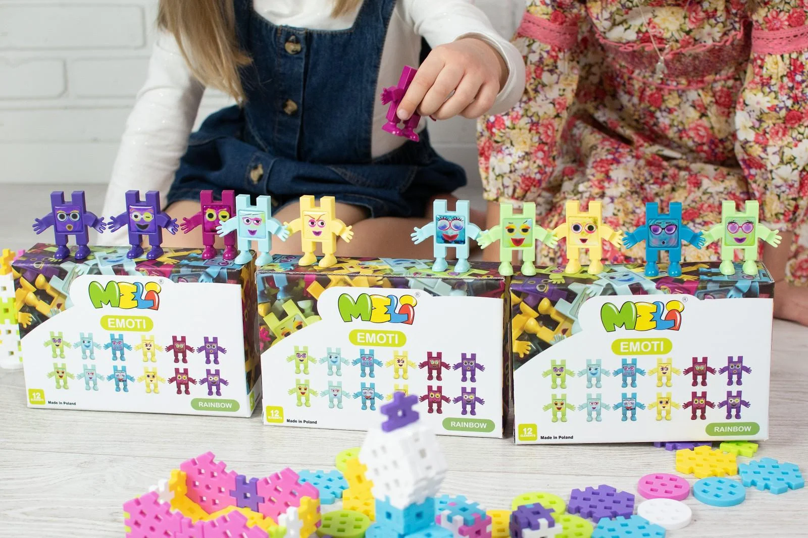 MELI EMOTI RAINBOW 12 PCS - Imagen 3