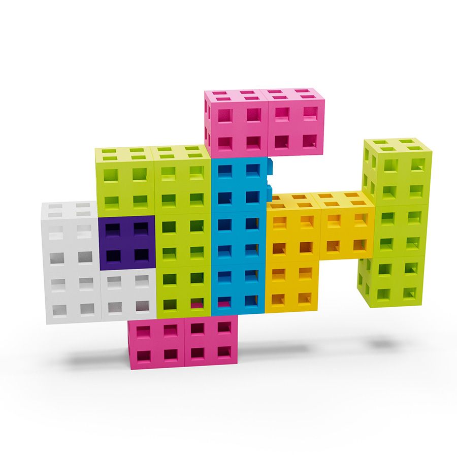 MELI CUBE PASTEL 200 PCS - Imagen 4