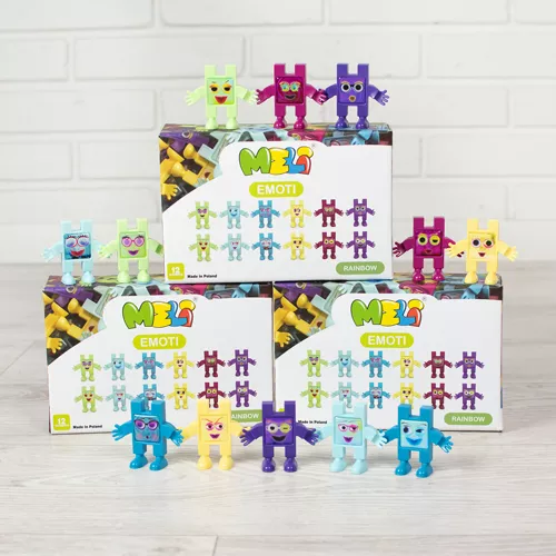 MELI EMOTI RAINBOW 12 PCS - Imagen 4