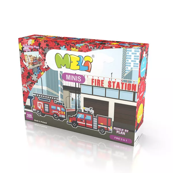 MELI MINIS TEMATIC 2 EN 1 BOMBEROS