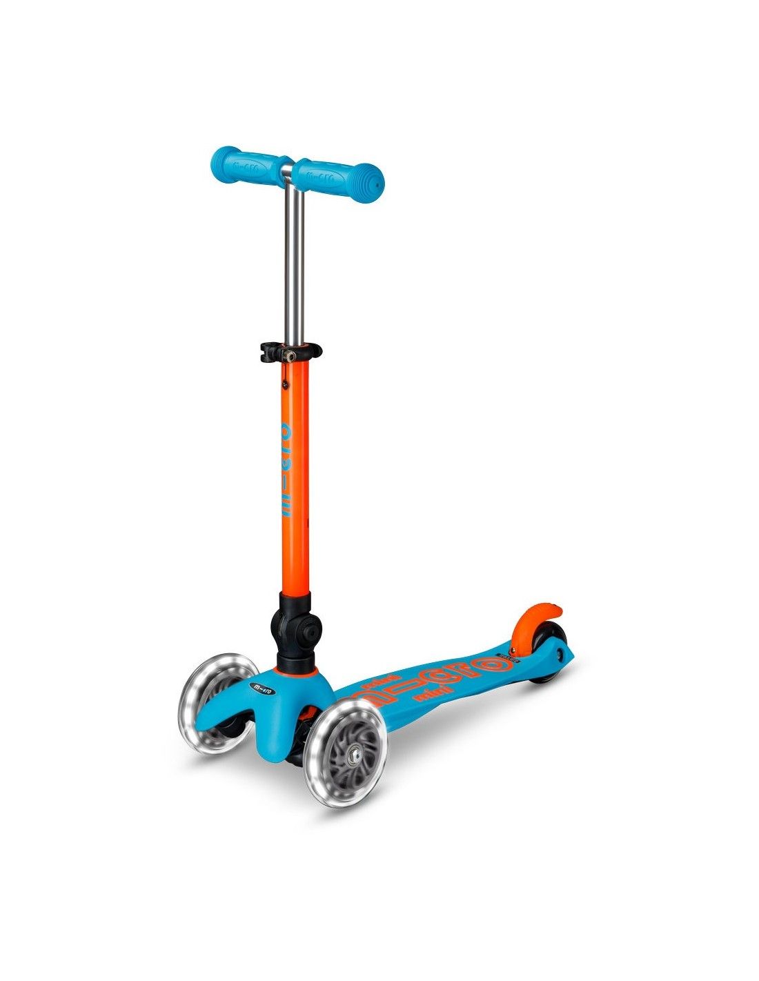 MICRO MINI DELUXE PLEGABLE NEON LED AZUL NARANJA