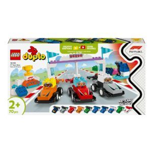 LEGO DUPLO TOWN COCHES DE CARRERAS Y PILOTOS DEL EQUIPO DE F1