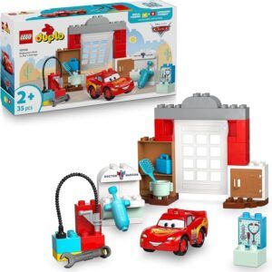 LEGO DUPLO DISNEY VISITA DE MCQUEEN AL TALLER DE DOC