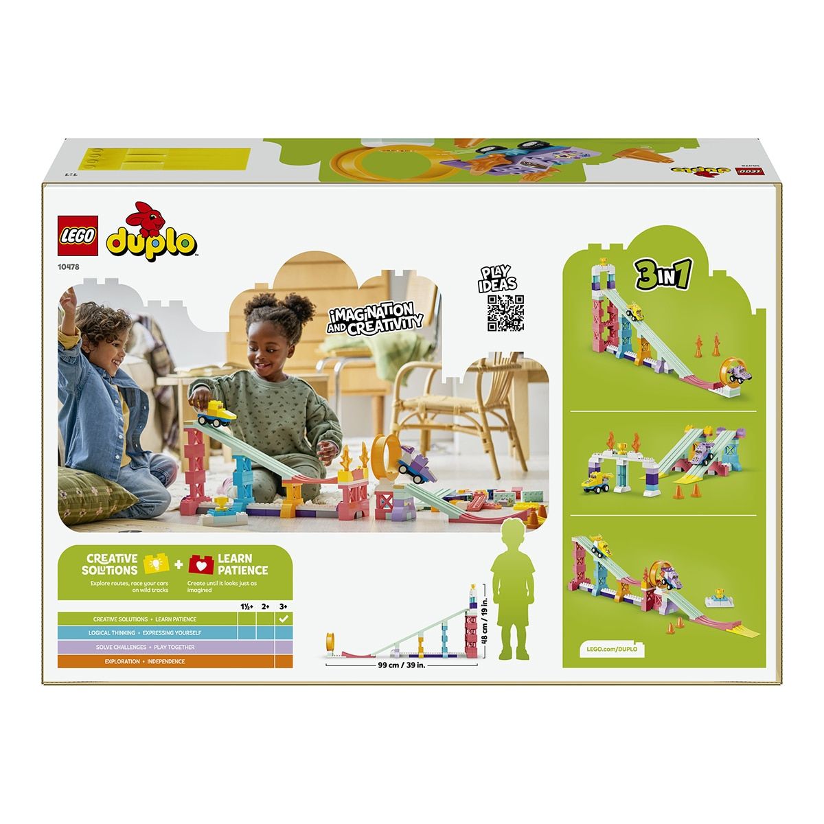 LEGO DUPLO RAMPAS CREATIVAS 3 EN 1 CON VEHÍCULOS - Imagen 6