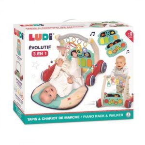 LUDI CARRITO Y ALFOMBRA PARA CAMINAR