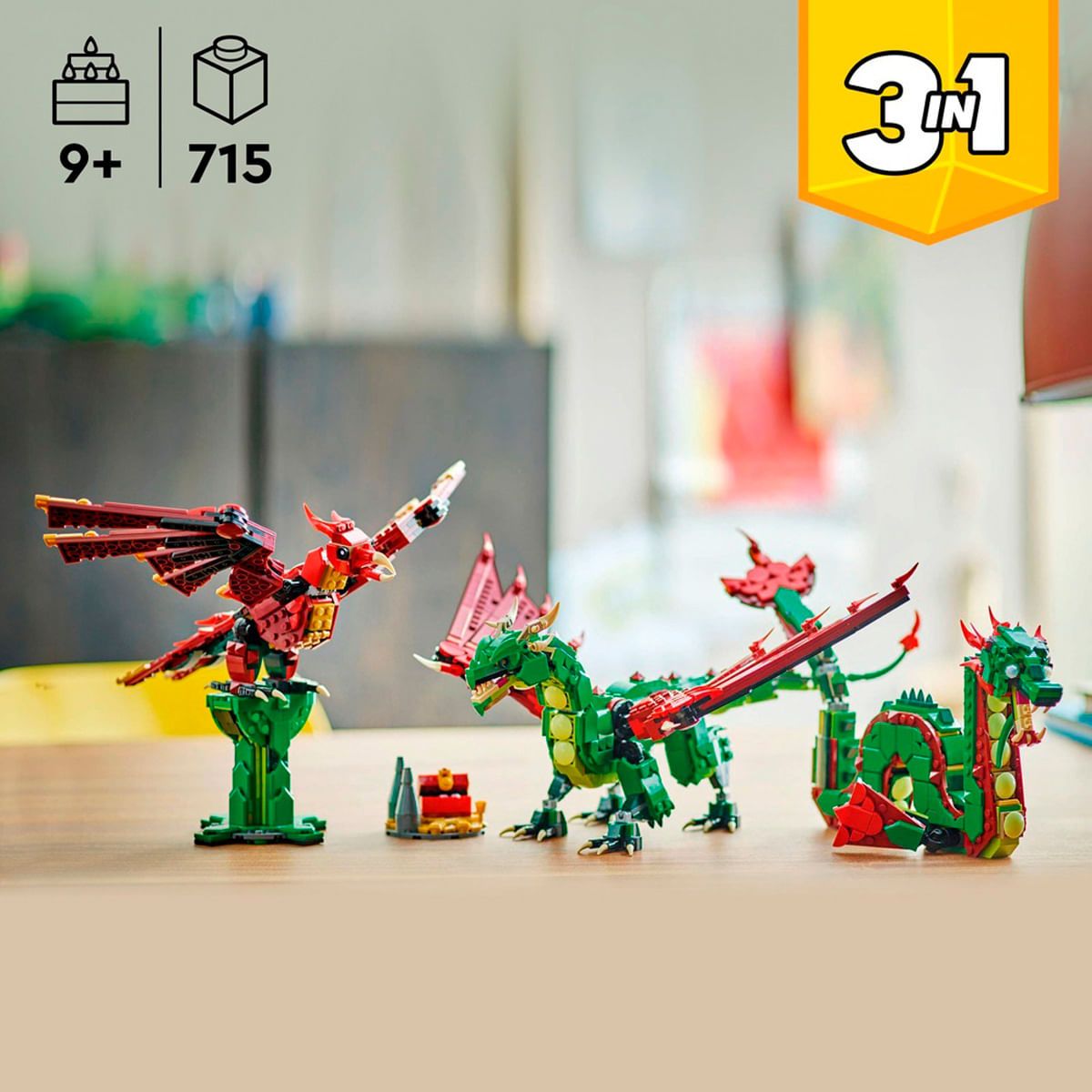LEGO CREATOR DRAGÓN MEDIEVAL - Imagen 6