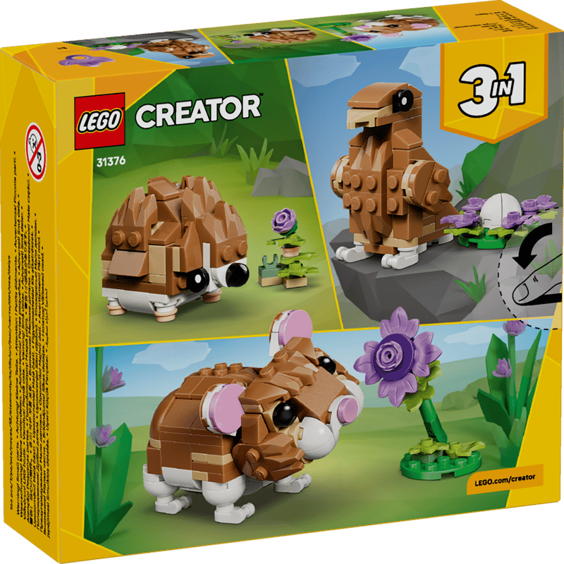LEGO CREATOR LINDO HÁMSTER CON FLOR - Imagen 7