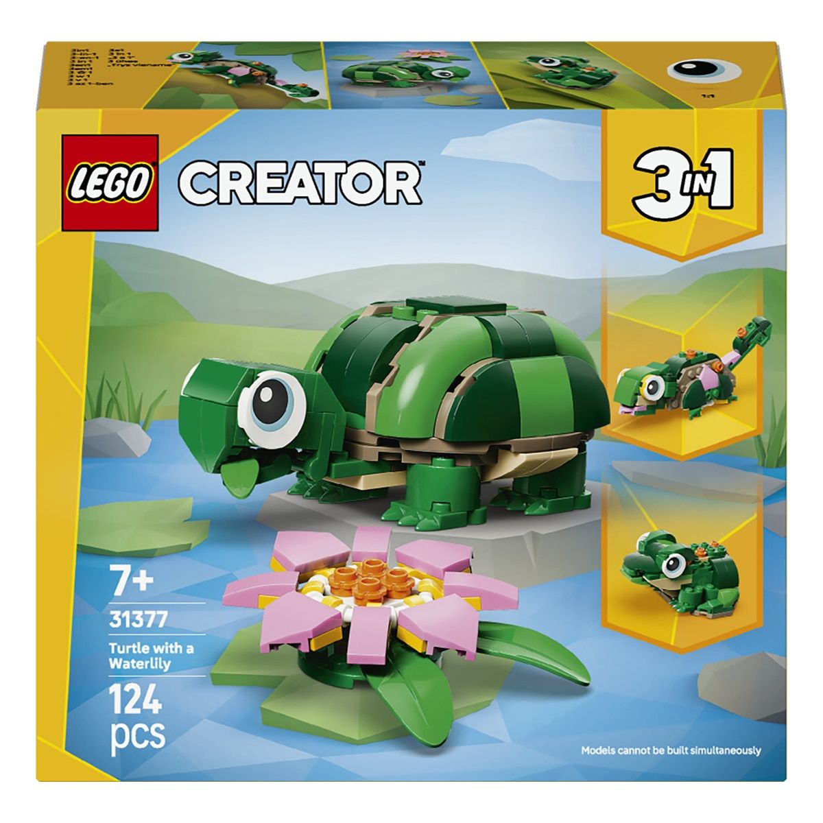 LEGO CREATOR TORTUGA CON FLOR DE NENÚFAR