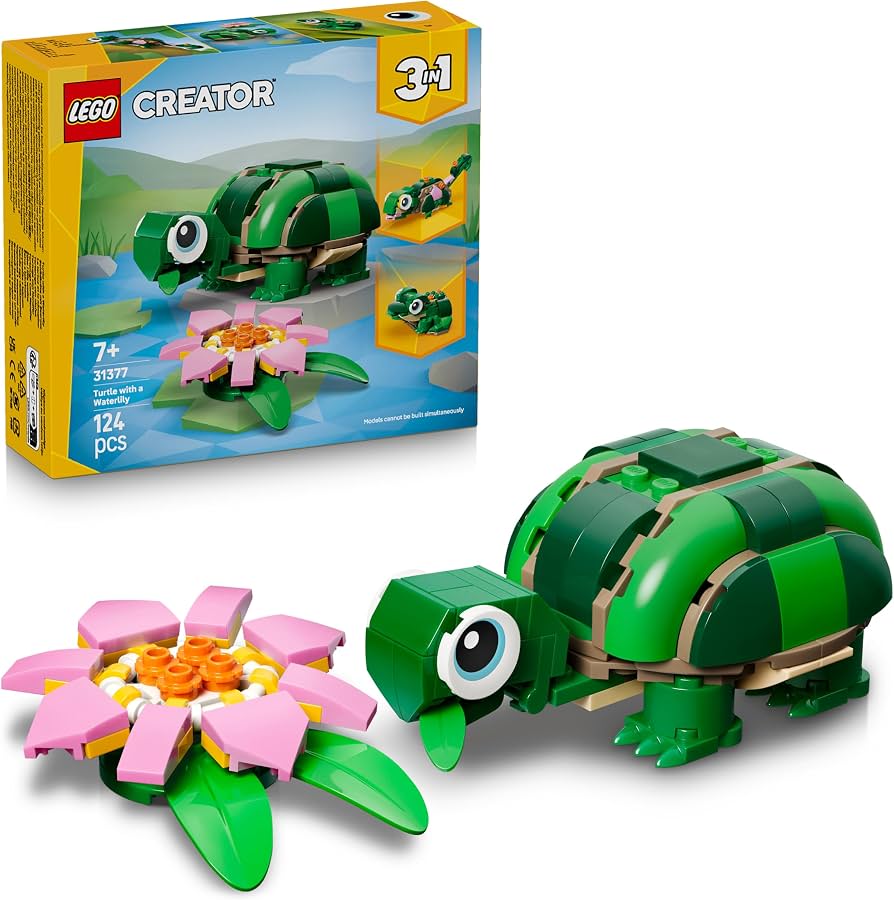 LEGO CREATOR TORTUGA CON FLOR DE NENÚFAR - Imagen 7