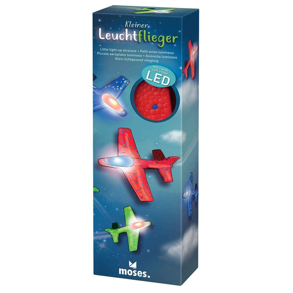 MOSES PEQUEÑO PLANEADOR BRILLANTE CON LED