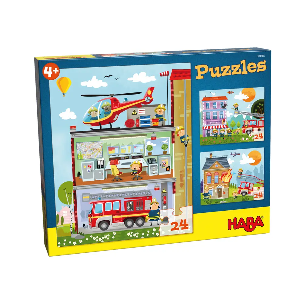 HABA PUZZLES PEQUEÑOS BOMBEROS